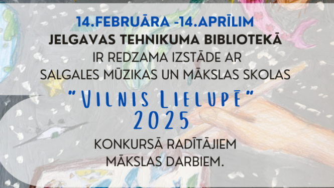 Izstādes "Vilnis Lielupē 2025" plakāts