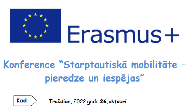 Erasmums konferences plakāts