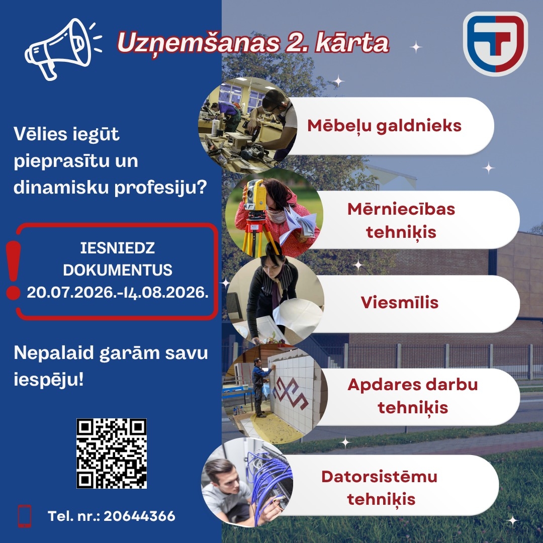 2 kārta uzņemšanā