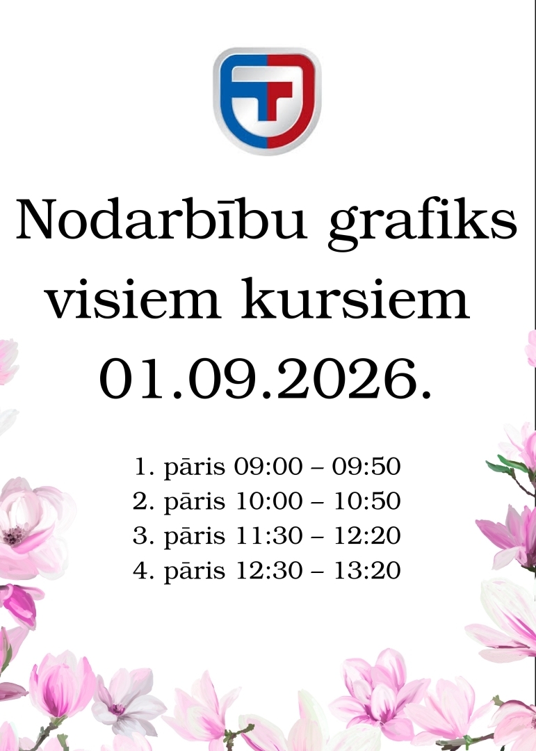 Nodarbību grafiks