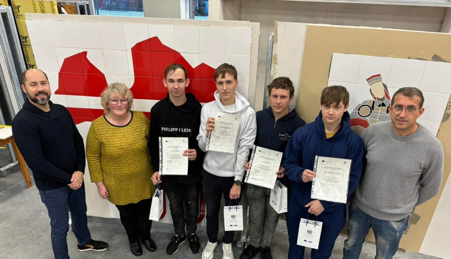 Studenti no Lietuvas Jelgavas tehnikumā