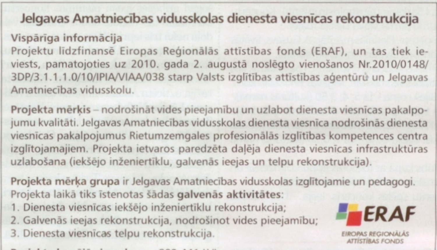 Raksts avīzē par dienesta viesnīcu