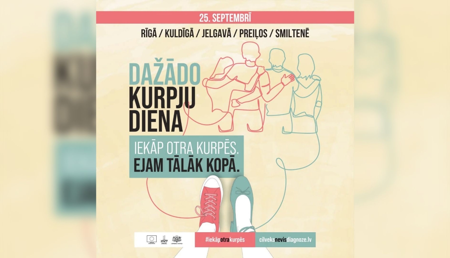 Posters par dažādo kurpju dienu