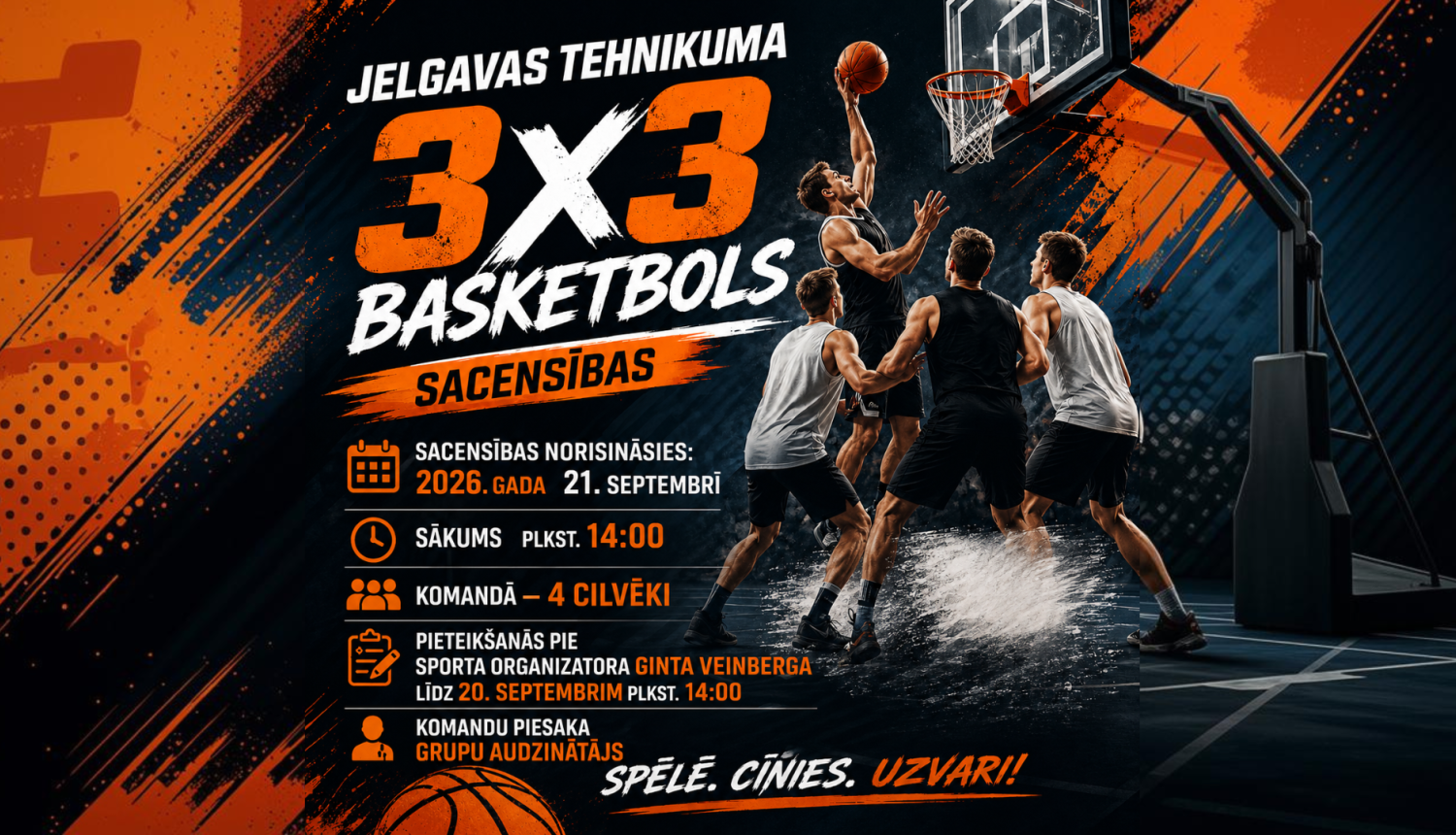 3x3 basketbols afiša 2026